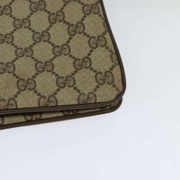 GUCCI GG Supreme Web Sherry Line Shoulder Bag Pvc Beige 41 02 013 - Picture 13 of 16